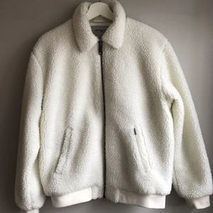 CARHARTT WIP fleece teddy coat